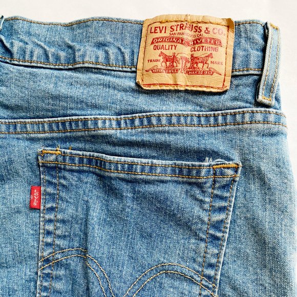 Levi's Denim - Levi's 550 Womens Jeans Size 16 M Relaxed Boot Cut